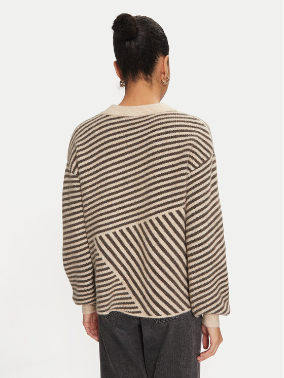 Kaffe Kaffe Sweter Verana 10509061 Beżowy Regular Fit