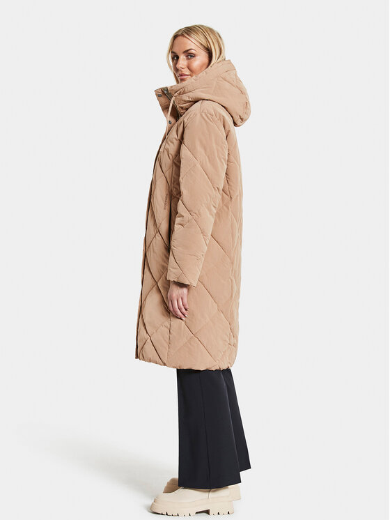 Didriksons Didriksons Зимно яке Torun 504377 Бежов Relaxed Fit