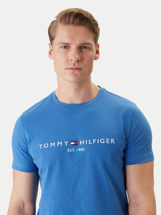 Tommy Hilfiger Tommy Hilfiger Футболка MW0MW11797 Голубий