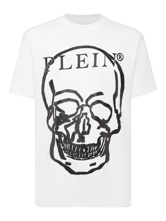 PHILIPP PLEIN PHILIPP PLEIN T-Shirt 3835 Bílá Regular Fit
