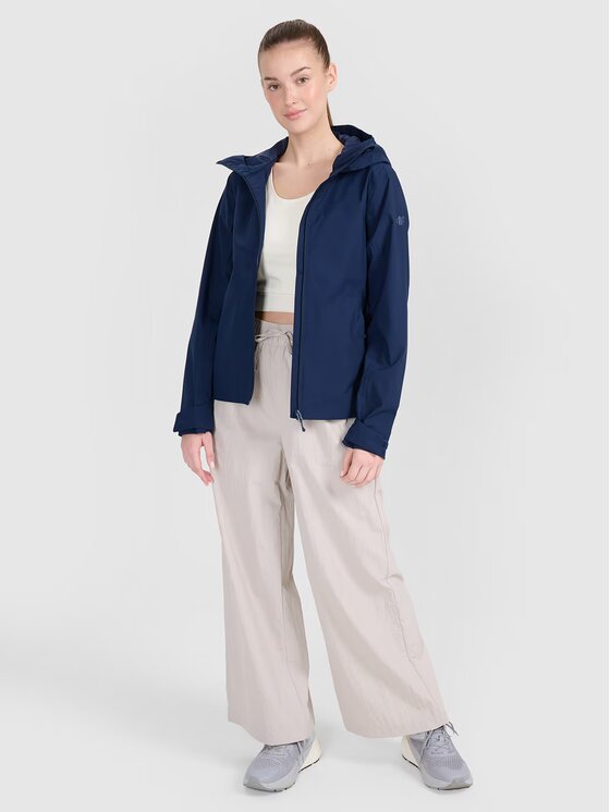 4F 4F Kurtka przejściowa 4FWSS25TTJAF702-30S Niebieski Regular Fit