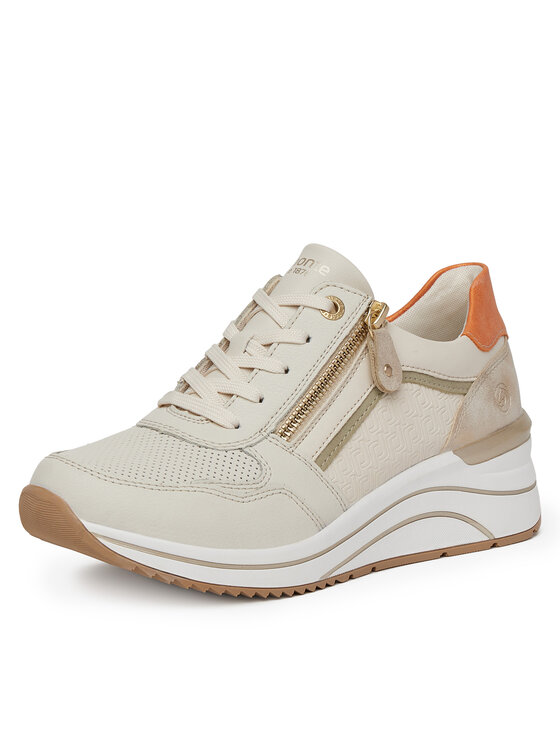Remonte Remonte Sneakers D0T10-80 Écru