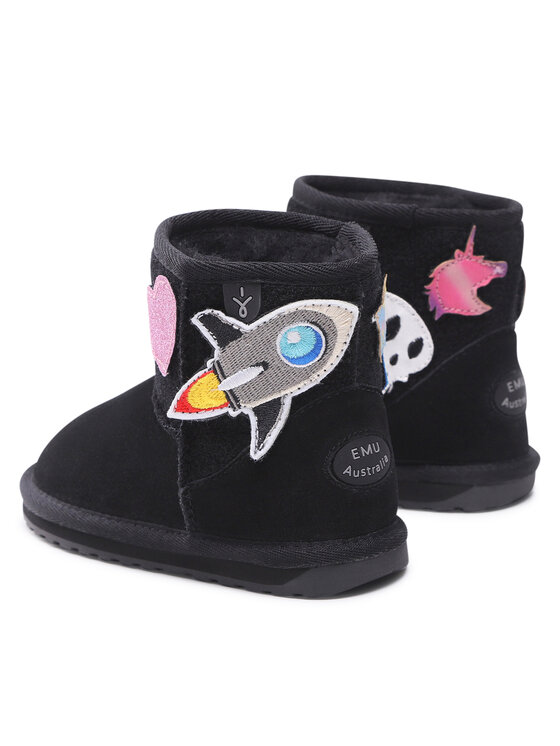 EMU Australia EMU Australia Cizme de zăpadă Wallaby Mini Play K12748 Negru
