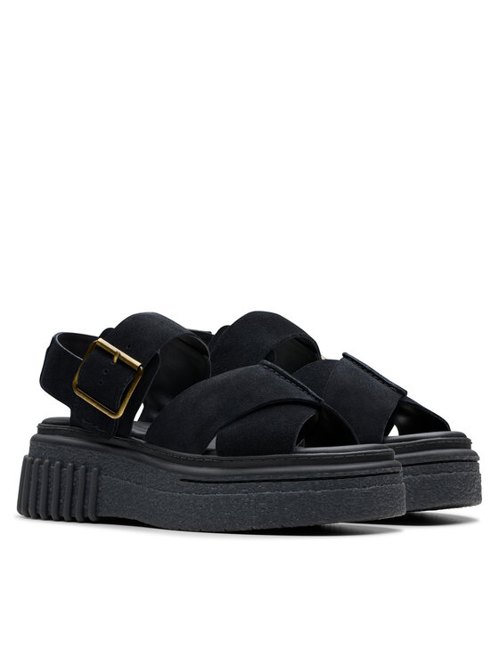 Clarks Clarks Sandali Evamar Wish 26181199 Črna