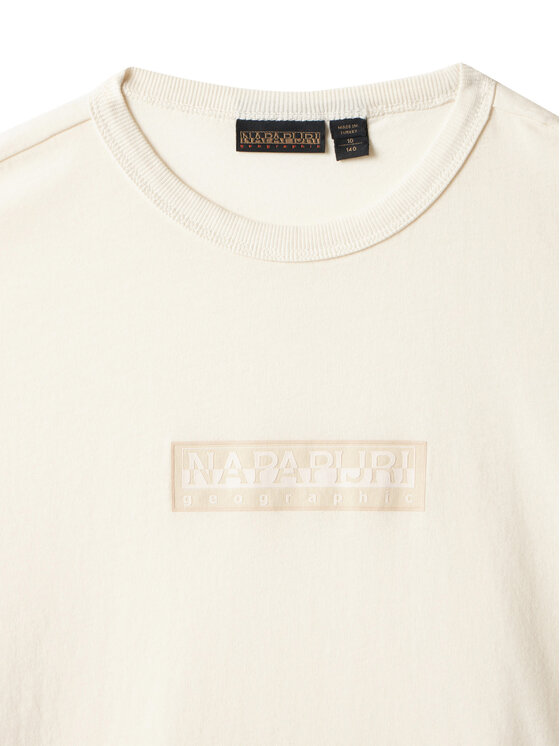 Napapijri Napapijri T-Shirt S-New Box Logo NP0A4IFY Λευκό Loose Fit