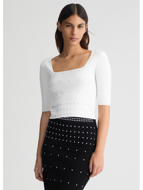 Liu Jo Liu Jo Cardigan WA5206MS99E10701 Bianco Regular Fit