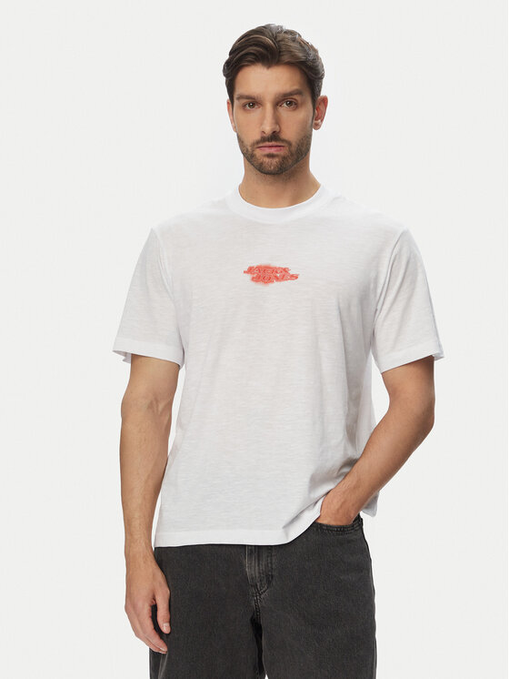 Jack & Jones Tricou Fusion 12294963 Alb Regular Fit