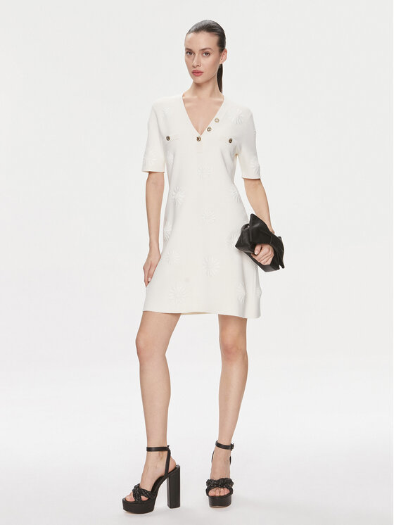 TWINSET TWINSET Kootud kleit 241TP3095 Ekrüüvärv Regular Fit