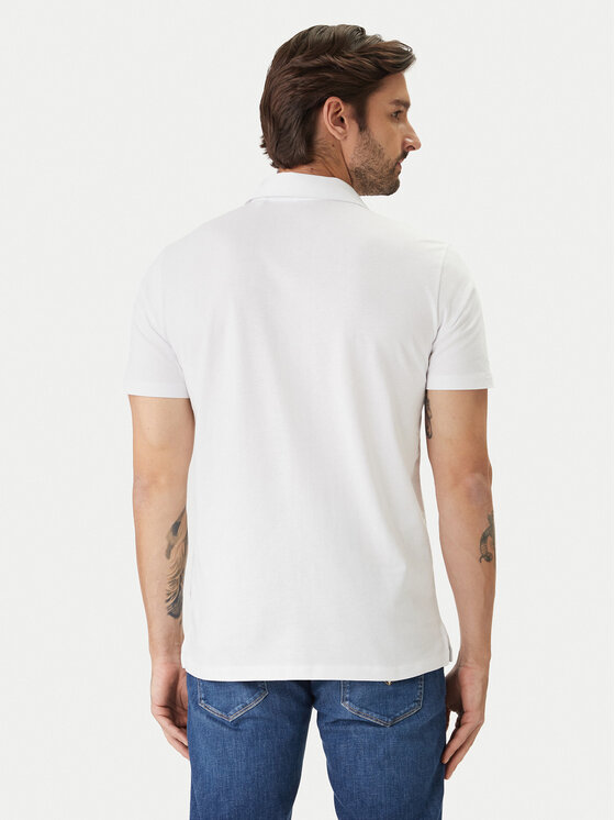 Guess Guess Polokošeľa F6GP01 K8FQ4 Biela Regular Fit