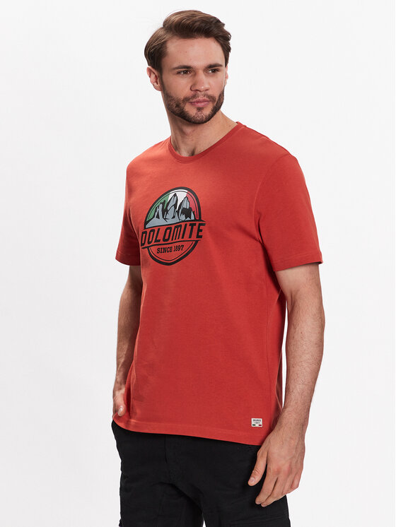 Dolomite Dolomite Tricou 296160-1408 Portocaliu Regular Fit