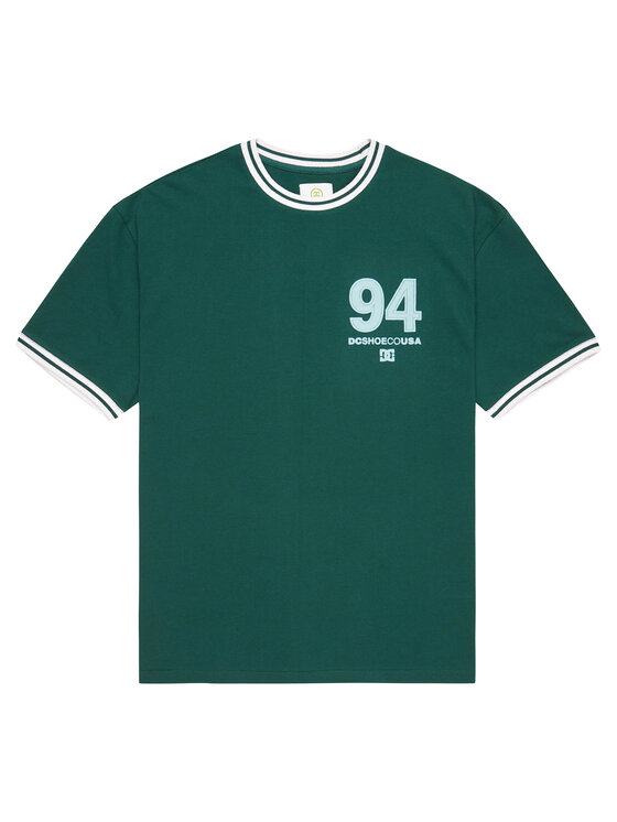 DC Shoes DC Shoes T-shirt Skateball Jersey EDYKT03542 Zelena Regular Fit