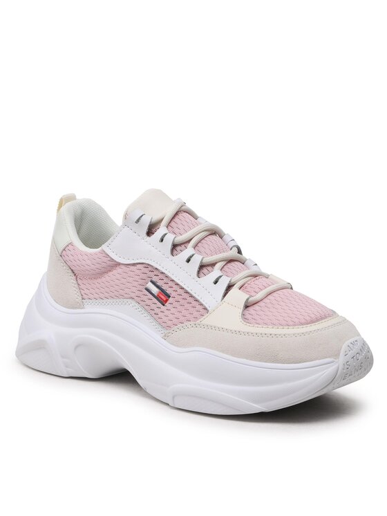 Sneakersy Tommy Jeans, Rozmiar 38, Różowe, Lightweight Shoe EN0EN02081