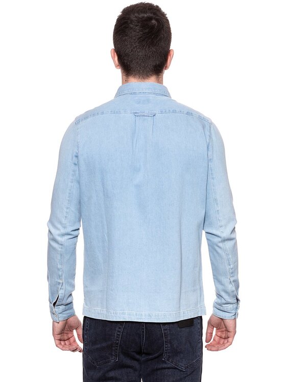 Wrangler Wrangler Koszula SHACKET Niebieski Regular Fit