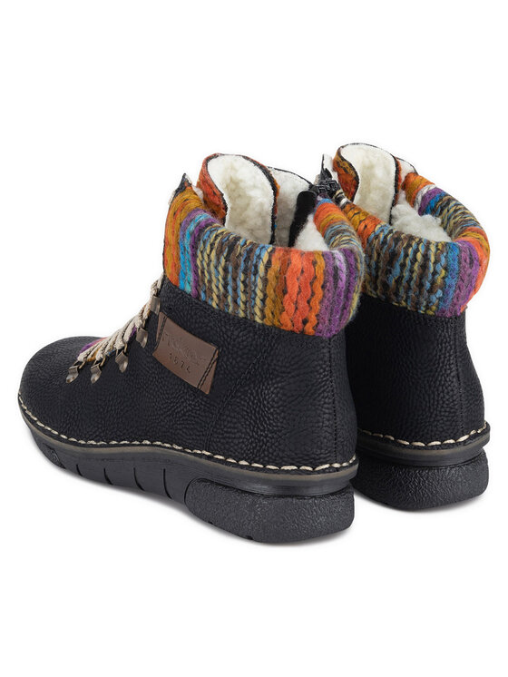 Rieker Rieker Stiefeletten 73343-00 Schwarz