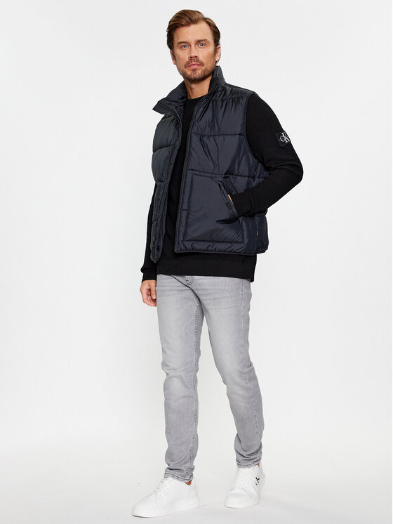 Calvin Klein Jeans Calvin Klein Jeans Πουλόβερ J30J325092 Μαύρο Regular Fit