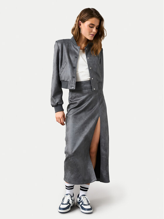 ONLY ONLY Gonna in similpelle Paris 15330036 Grigio Regular Fit