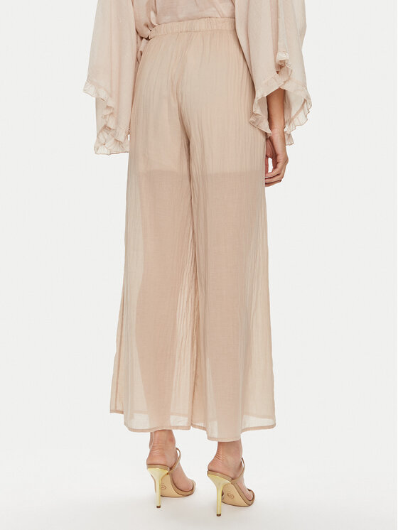 ViCOLO ViCOLO Текстилни панталони TB2080 Бежов Regular Fit