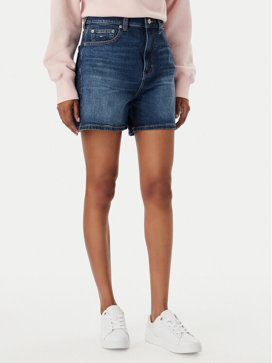 Tommy Jeans Tommy Jeans Džínsové šortky DW0DW22688 Modrá Straight Leg