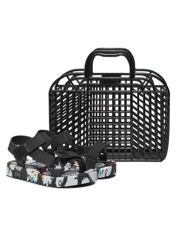 Melissa Melissa Sandále Mini Melissa Playtime Inf 35691 Čierna