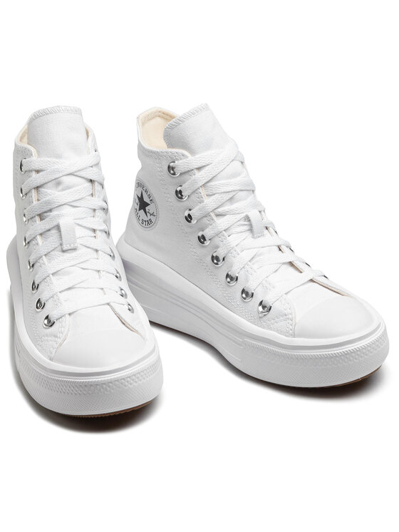 Converse Converse Scarpe da ginnastica Chuck Taylor All Star Move Platform 568498C Bianco