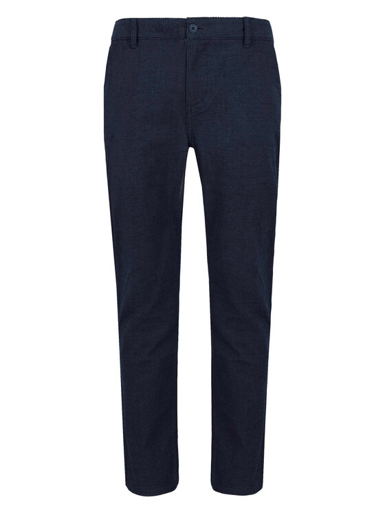Volcano Volcano Chinosy R-RIVI Granatowy Regular Fit