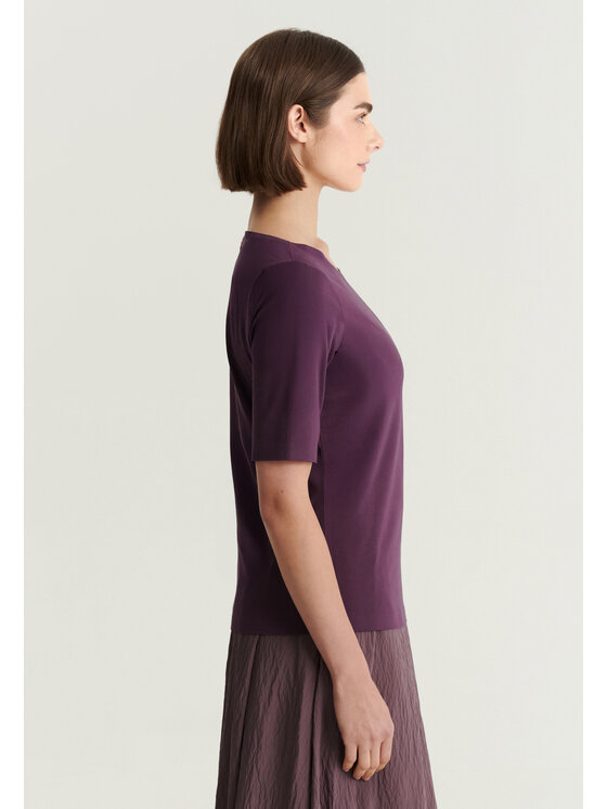 TATUUM TATUUM Bluzka MIKAJO Fioletowy Classic Fit