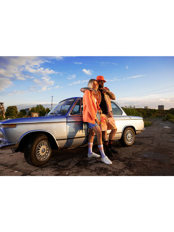 Zooksy Zooksy Skarpety wysokie unisex Nineties Kolorowy