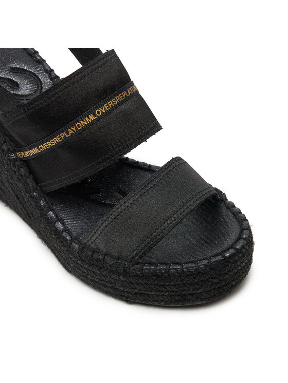 REPLAY REPLAY Espadrilles GWP4G.000.C0025T Fekete