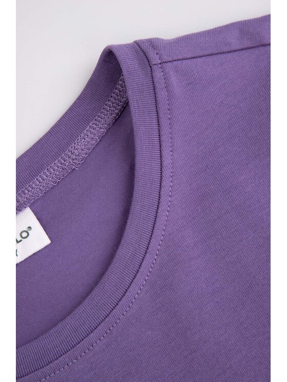 Coccodrillo Coccodrillo T-Shirt WC6143214VGA-016 Fioletowy Regular Fit