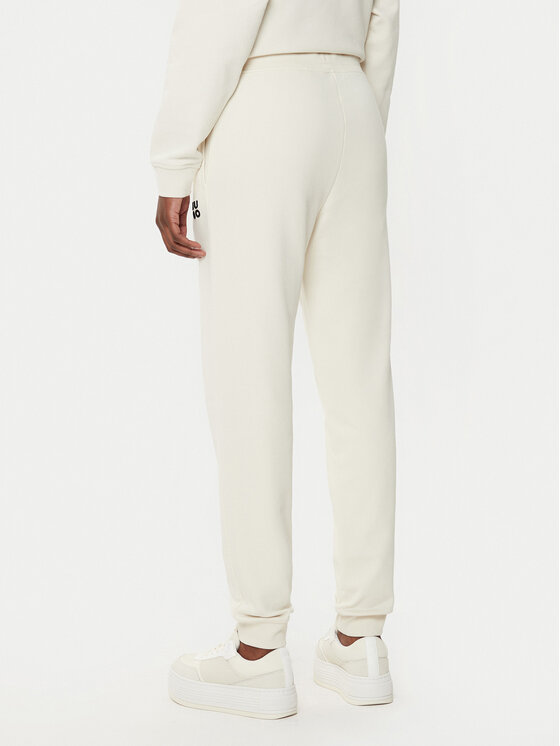 HUGO HUGO Donji dio trenerke Nelfinia 50522417 Bež Regular Fit