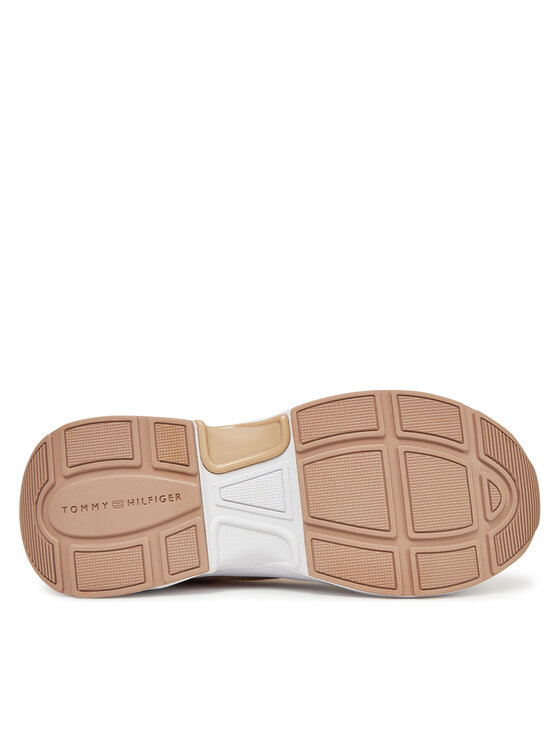 Tommy Hilfiger Tommy Hilfiger Sneakersy Th Chunky Runner FW0FW08474 Beżowy