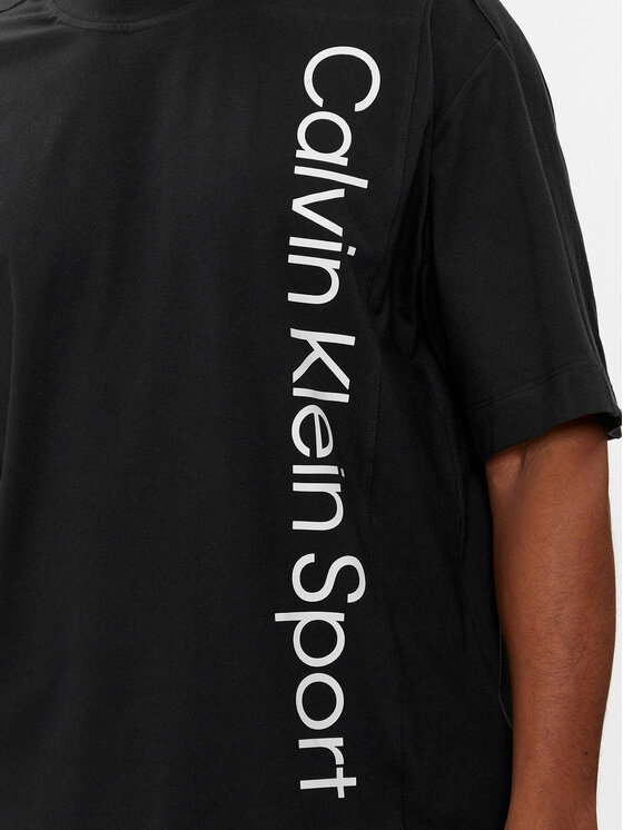 Calvin Klein Performance Calvin Klein Performance Marškinėliai 00GMS4K173 Juoda Regular Fit