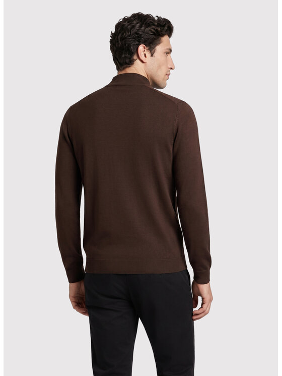 Pako Lorente Pako Lorente Sweter P26WN-2X-015 Brązowy Classic Fit