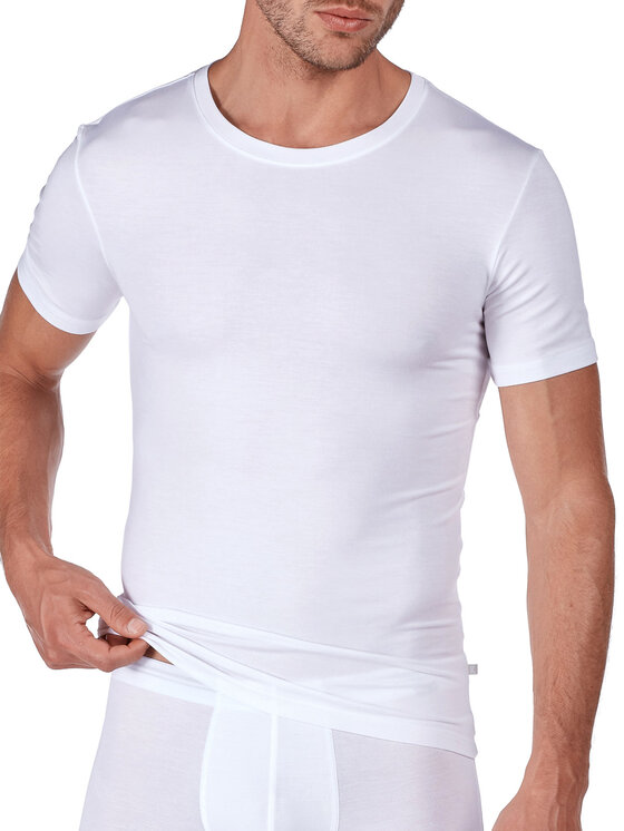 Huber Huber T-Shirt 112589 Biały Slim Fit