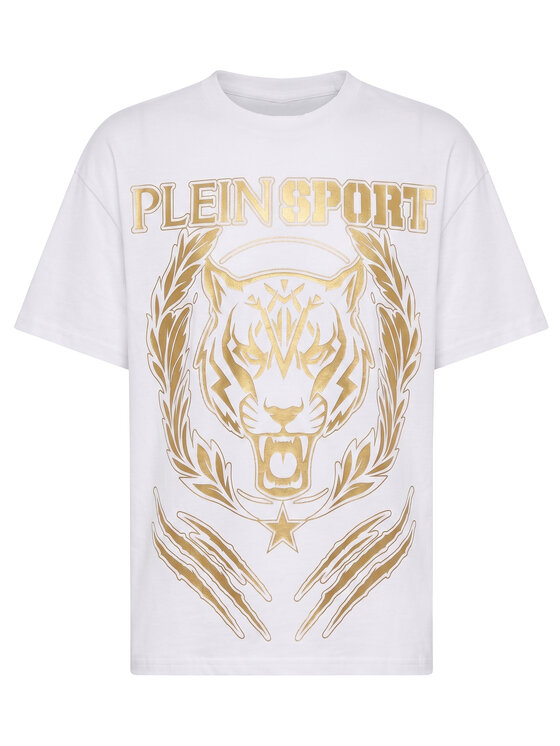 Plein Sport Plein Sport T-Shirt 31533 Bílá Regular Fit