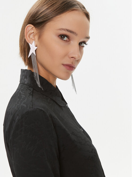 PINKO Pinko Košulja Smorzare 100121 A193 Crna Regular Fit