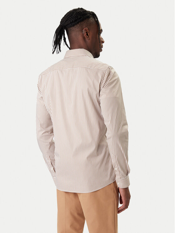 BOSS BOSS Košile H-Roan 50556085 Béžová Slim Fit