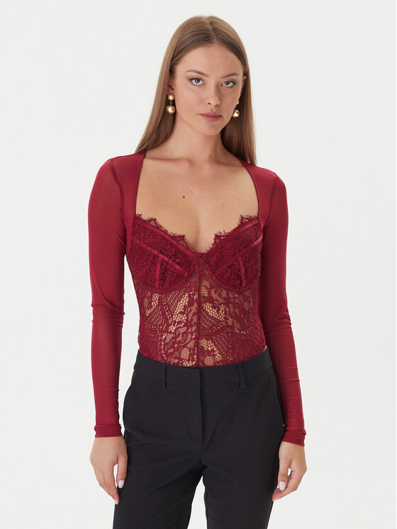 Bardot Bardot Body Farrah Lace 51150TB3 Vișiniu