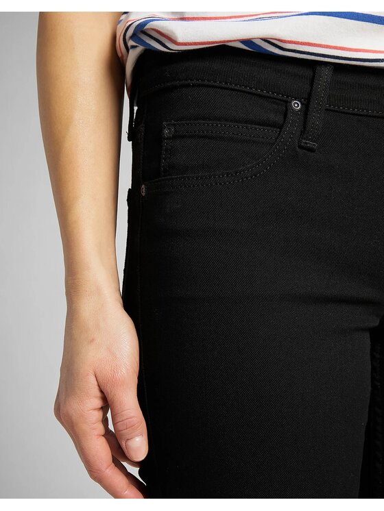 Lee Lee Jeansy SCARLETT Czarny Skinny Fit