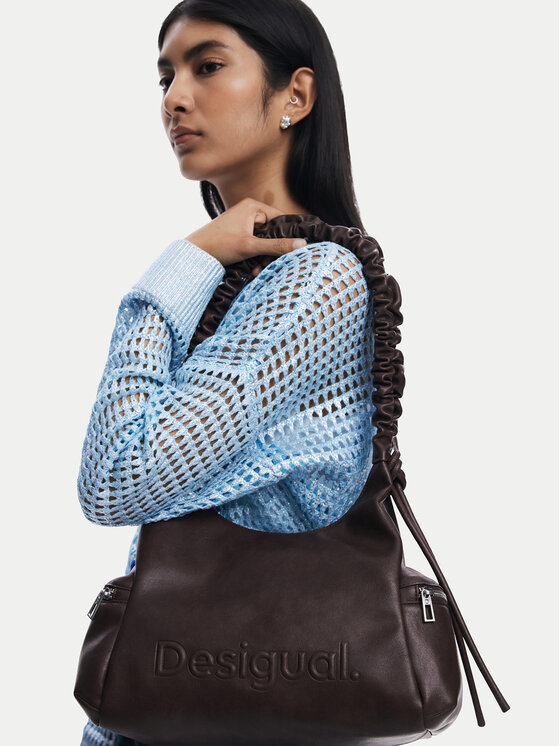 Desigual Desigual Torbica Half Logo Montvil 25WAXPAY Smeđa