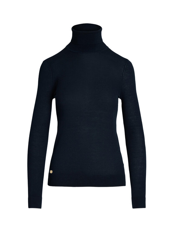 LAUREN RALPH LAUREN Lauren Ralph Lauren Krekls ar augstu apkakli 200940470002 Tumši zils Slim Fit