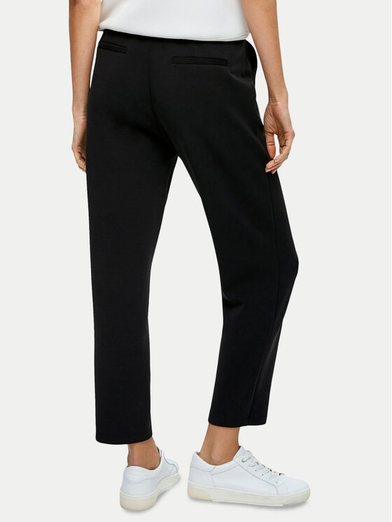s.Oliver s.Oliver Spodnie materiałowe 2145630 Czarny Slim Fit