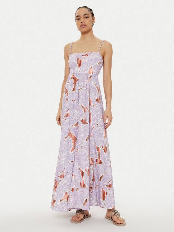 Maaji Maaji Лятна рокля Wisteria Bloom Ela PT2708CLD001 Виолетов Regular Fit