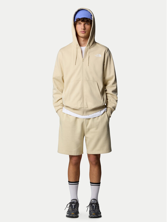 The North Face The North Face Majica dugih rukava Simple Dome NF0A89FD Bež Regular Fit