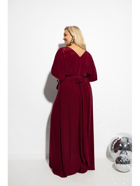 Aurora Aurora Sukienka wieczorowa Ella Bordowy