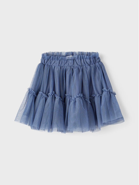 Vero Moda Girl Vero Moda Girl tiulio sijonas 13211727 Mėlyna Regular Fit