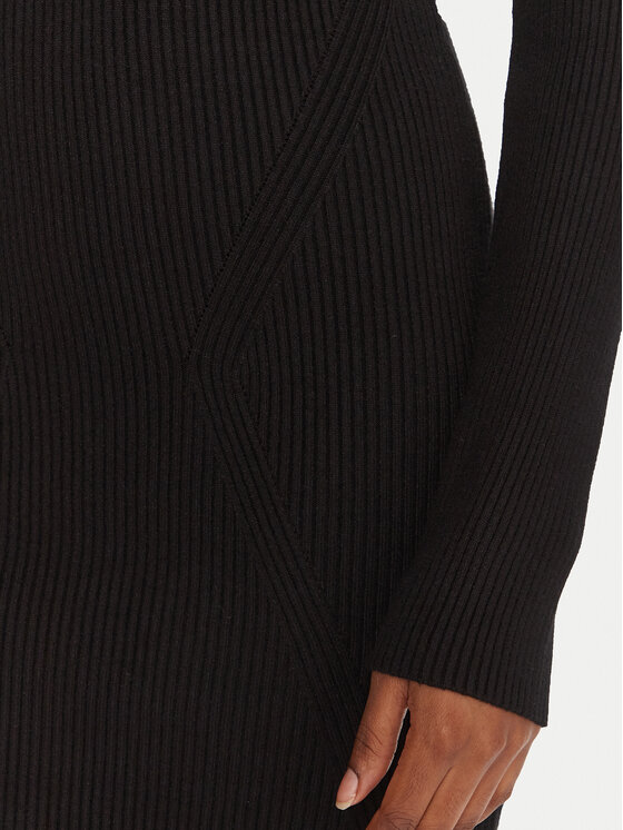 Guess Guess Повсякденна сукня W5BK45 Z0572 Чорний Slim Fit