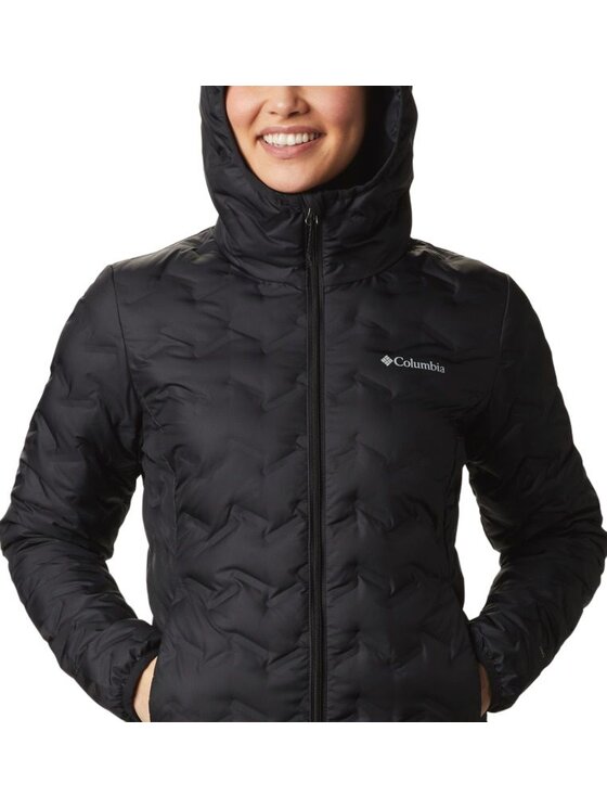 Columbia Columbia Kurtka zimowa Delta Ridge ong Down Jacket 1909254010 Czarny Regular Fit