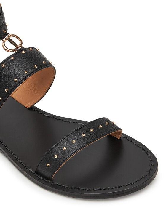 TWINSET TWINSET Sandały 251GCJ04C Czarny