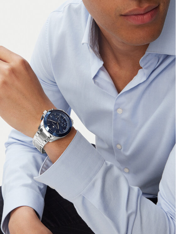 Maserati Maserati Часовник Traguardo Chronograph R8873612067 Сребрист